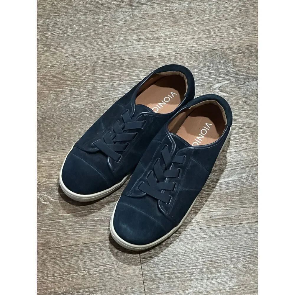 Vionic sneakers 7 38 Jean suede navy classic slip on shoes